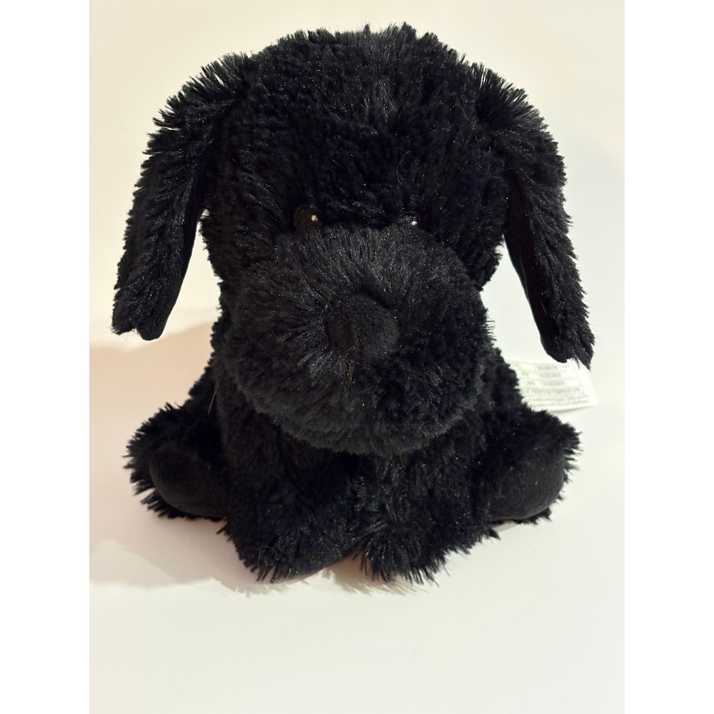 Warmies Black Puppy Microwaveable Weighted Plush Dog Toy
